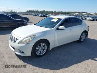 2012 Infiniti G25 Journey with VIN JN1DV6AP5CM811844, listed as a IAAI auction lot 41333826 with 184,773 mi miles and . Bid and sale history available at DreamBid. Image 2.