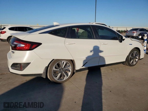 2018 Honda Clarity Plug-In Hybrid Touring with VIN JHMZC5F37JC023027, listed as a Copart auction lot 72776134 with 93,284 mi miles and Salvage Title. Bid and sale history available at carsss.com. Image 3.