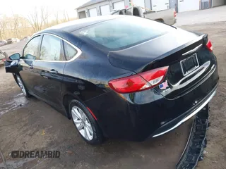 2015 Chrysler 200 Limited with VIN 1C3CCCABXFN738703, listed as a IAAI auction lot 41774214 with 222,547 mi miles. Bid and sale history available at carsss.com. Image 3.