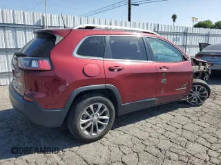 2020 Jeep Cherokee Latitude Plus with VIN 1C4PJLLB5LD624061, listed as a Copart auction lot 57275245 with 87,962 mi miles and Salvage title. Bid and sale history available at DreamBid. Image 3.