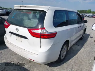 2017 Toyota Sienna L z VIN 5TDZZ3DC2HS791742, wystawiony jako IAAI lot #42254128 z przebiegiem 236 332 mil mil oraz . Historia ofert i sprzedaży dostępna na DreamBid. Obrazek 4.