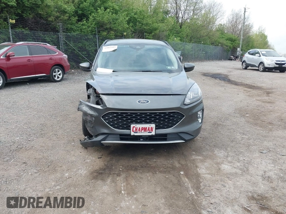 2020 Ford Escape SEL with VIN 1FMCU0H68LUA61096, listed as a IAAI auction lot 42062185 with 60,972 mi miles and . Bid and sale history available at carsss.com. Image 13.