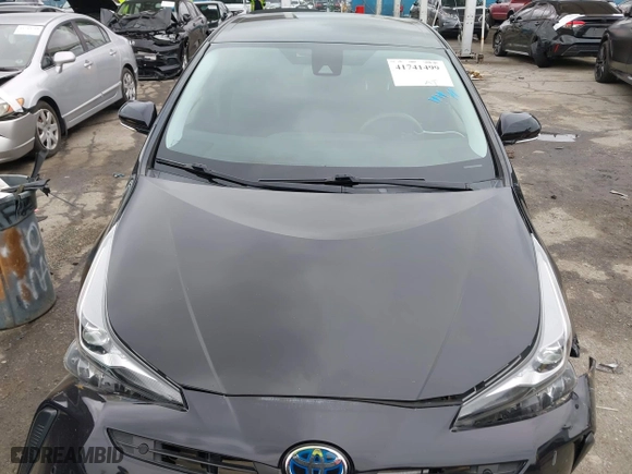 2019 Toyota Prius L Eco with VIN JTDKARFU6K3074058, listed as a IAAI auction lot 41741499 with 70,834 mi miles. Bid and sale history available at carsss.com. Image 12.
