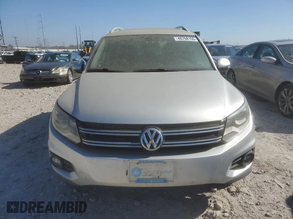 2012 Volkswagen Tiguan S with VIN WVGBV7AX5CW601352, listed as a Copart auction lot 48768155 with 161,632 mi miles and Salvage Title. Bid and sale history available at DreamBid. Image 5.