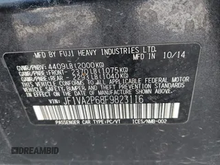 2015 Subaru WRX STI z VIN JF1VA2P68F9823116, wystawiony jako IAAI lot #41842139 z przebiegiem 95 710 mil mil oraz . Historia ofert i sprzedaży dostępna na DreamBid. Obrazek 9.