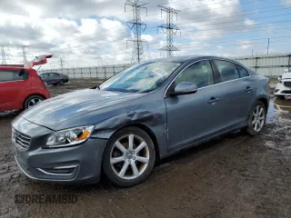 2016 Volvo S60 T5 Drive-E Premier with VIN YV126MFK7G2410021, listed as a Copart auction lot 46926615 with 107,532 mi miles and Salvage Title. Bid and sale history available at carsss.com. Image 1.