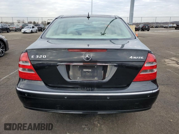 2004 Mercedes-Benz E-Class 3.2L with VIN WDBUF82J74X116313, listed as a Copart auction lot 43455195 with 0 mi miles and Salvage Title. Bid and sale history available at carsss.com. Image 6.