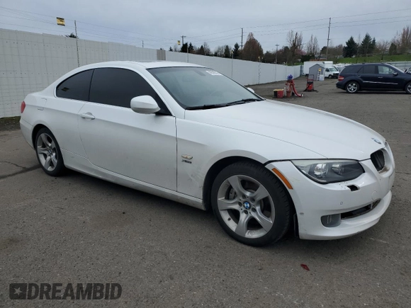 2011 BMW 3 Series 335i xDrive with VIN WBAKF9C51BE620023, listed as a Copart auction lot 48599355 with 121,870 mi miles and Salvage Title. Bid and sale history available at carsss.com. Image 4.