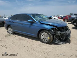 2020 Volkswagen Jetta S with VIN 3VWC57BUXLM084320, listed as a Copart auction lot 53788995 with 0 mi miles and Salvage Title. Bid and sale history available at carsss.com. Image 4.