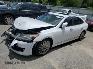 2015 Hyundai Equus Signature with VIN KMHGH4JH2FU094575, listed as a Copart auction lot 60188985 with 139,928 mi miles and Salvage title. Bid and sale history available at DreamBid. Image 1.