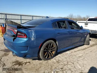2020 Dodge Charger Scat Pack with VIN 2C3CDXGJ9LH217933, listed as a Copart auction lot 89376685 with 94,790 mi miles and Clean Title. Bid and sale history available at carsss.com. Image 3.