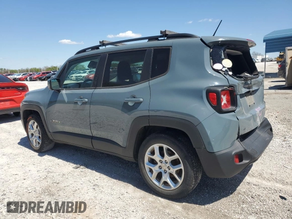 2017 Jeep Renegade Latitude with VIN ZACCJABBXHPG31505, listed as a Copart auction lot 52871505 with 95,149 mi miles and Salvage Title. Bid and sale history available at DreamBid. Image 2.