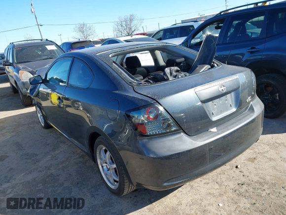 2005 Scion tC with VIN JTKDE177550061291, listed as a IAAI auction lot 41698721 with 129,266 mi miles. Bid and sale history available at carsss.com. Image 3.