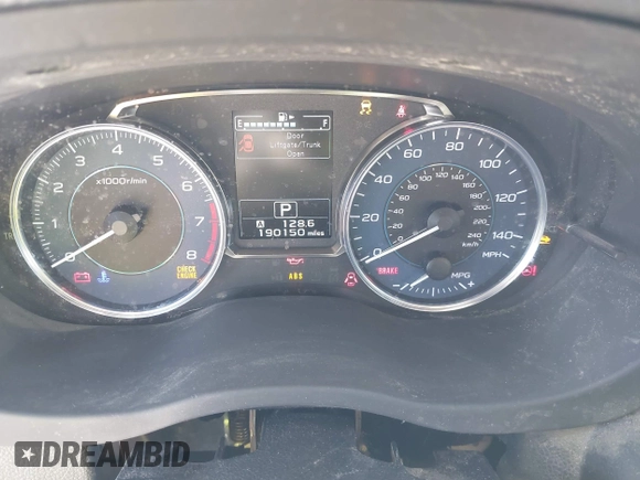 2016 Subaru Impreza Special Sports Limited с VIN JF1GPAU65G8219343, выставлен на аукционе IAAI как лот 42038897 с пробегом 190 150 миль миль и . История ставок и продаж доступна на DreamBid. Изображение 7.