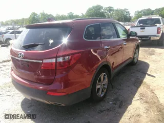 2016 Hyundai Santa Fe SE with VIN KM8SM4HF9GU162284, listed as a IAAI auction lot 42061934 with 155,544 mi miles. Bid and sale history available at carsss.com. Image 4.