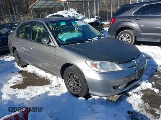2005 Honda Civic z VIN JHMES96685S017882, wystawiony jako IAAI lot #41257741 z przebiegiem 163 480 mil mil oraz . Historia ofert i sprzedaży dostępna na DreamBid. Obrazek 1.