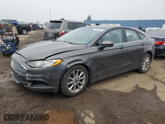 2017 Ford Fusion SE with VIN 3FA6P0H70HR412296, listed as a Copart auction lot 59883335 with 93,115 mi miles and Clean title. Bid and sale history available at DreamBid. Image 1.