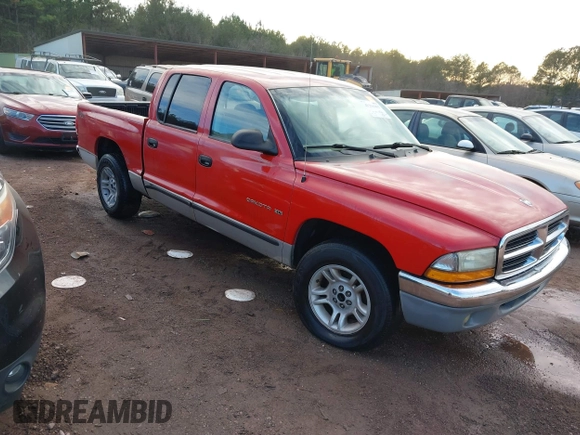 2001 Dodge Dakota Sport with VIN 1B7HL2AN71S275418, listed as a IAAI auction lot 41256157 with 252,468 mi miles. Bid and sale history available at carsss.com. Image 1.