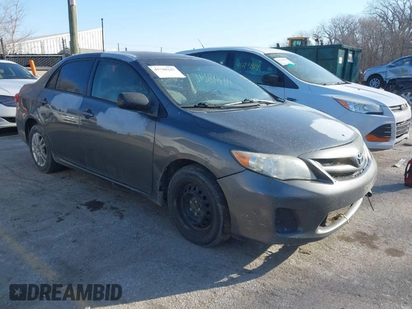 2011 Toyota Corolla L with VIN JTDBU4EE5B9140455, listed as a IAAI auction lot 41748242 with 319,346 mi miles. Bid and sale history available at carsss.com. Image 1.