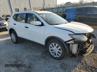 2016 Nissan Rogue SV with VIN KNMAT2MV1GP668064, listed as a Copart auction lot 48707235 with 130,599 mi miles and Salvage Title. Bid and sale history available at carsss.com. Image 4.
