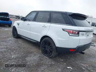 2015 Land Rover Range Rover Sport Supercharged with VIN SALWR2TF0FA537992, listed as a IAAI auction lot 41630413 with 109,113 mi miles and . Bid and sale history available at DreamBid. Image 3.