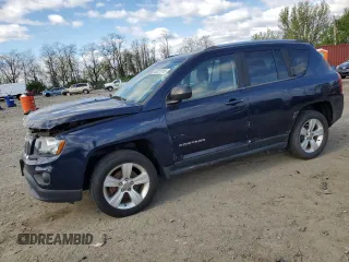 2014 Jeep Compass Sport with VIN 1C4NJCBB3ED850658, listed as a Copart auction lot 53527015 with 132,157 mi miles and Clean Title. Bid and sale history available at carsss.com. Image 1.