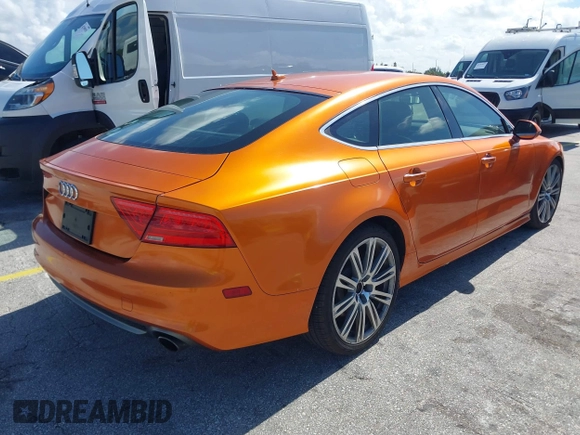 2013 Audi A7 Prestige with VIN WAU2GAFC9DN111387, listed as a IAAI auction lot 42710444 with 95,061 mi miles and . Bid and sale history available at DreamBid. Image 4.