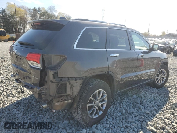 2015 Jeep Grand Cherokee Limited with VIN 1C4RJEBG8FC763693, listed as a Copart auction lot 50702405 with 126,709 mi miles and Salvage Title. Bid and sale history available at carsss.com. Image 3.