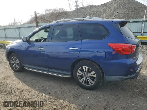 2017 Nissan Pathfinder SL with VIN 5N1DR2MM0HC618585, listed as a Copart auction lot 54053335 with 110,303 mi miles and Salvage Title. Bid and sale history available at DreamBid. Image 2.