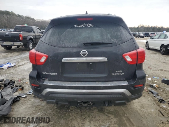 2020 Nissan Pathfinder Platinum with VIN 5N1DR2DM0LC599657, listed as a Copart auction lot 88320685 with Not provided miles and Salvage title. Bid and sale history available at DreamBid. Image 6.