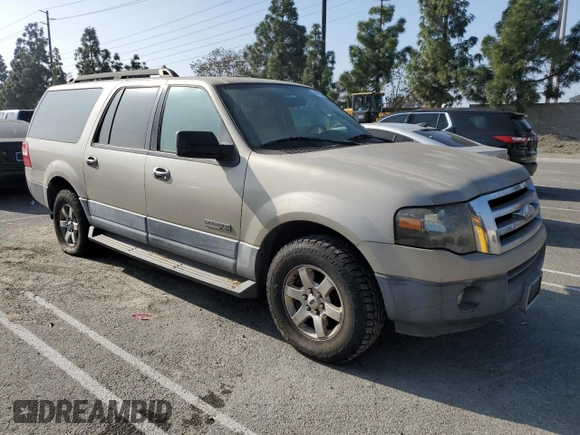 2007 Ford Expedition EL XLT with VIN 1FMFK15527LA16915, listed as a Copart auction lot 86922514 with 113,391 mi miles and Clean Title. Bid and sale history available at carsss.com. Image 4.