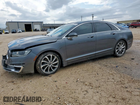 2017 Lincoln MKZ Reserve with VIN 3LN6L5FCXHR639560, listed as a Copart auction lot 60736045 with 121,666 mi miles and Salvage title. Bid and sale history available at DreamBid. Image 1.