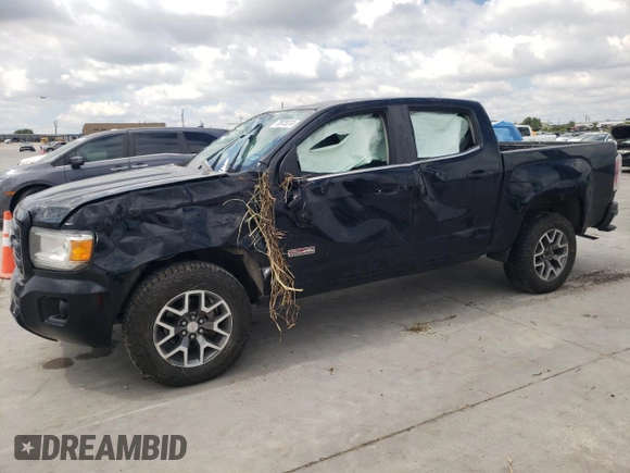 2019 GMC Canyon 4WD All Terrain w/Cloth with VIN 1GTG6FEN7K1294319, listed as a Copart auction lot 70975374 with 0 mi miles and Salvage Title. Bid and sale history available at carsss.com. Image 1.