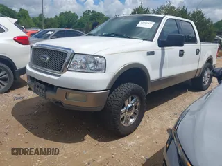 2004 Ford F-150 XLT with VIN 1FTPW145X4KC62501, listed as a IAAI auction lot 42252347 with 230,973 mi miles and . Bid and sale history available at DreamBid. Image 2.