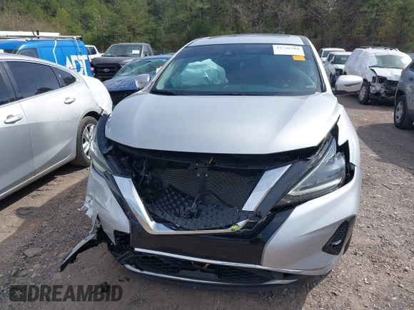 2023 Nissan Murano SL with VIN 5N1AZ2CJ4PC130734, listed as a IAAI auction lot 41741504 with 35,124 mi miles and . Bid and sale history available at DreamBid. Image 12.