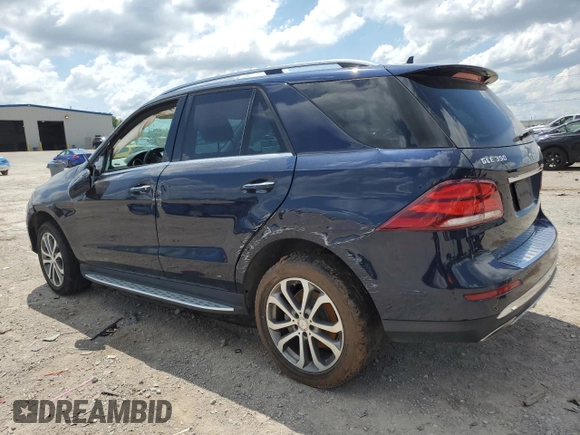 2016 Mercedes-Benz GLE 350 with VIN 4JGDA5HB8GA776300, listed as a Copart auction lot 56410305 with Not provided miles and Salvage title. Bid and sale history available at DreamBid. Image 2.