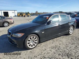 2007 BMW 3 Series 335i with VIN WBAVB73547PA86480, listed as a Copart auction lot 84990514 with 202,020 mi miles and Salvage Title. Bid and sale history available at carsss.com. Image 1.