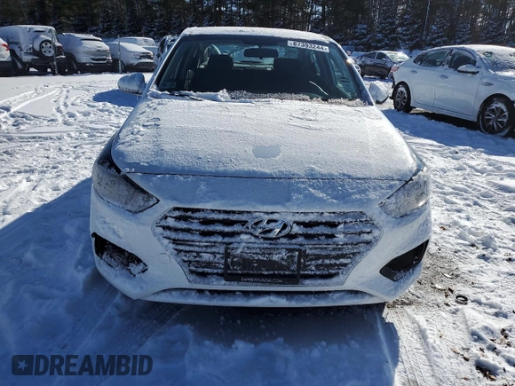 2018 Hyundai Accent SEL with VIN 3KPC24A3XJE035404, listed as a Copart auction lot 87393244 with 47,280 mi miles and Salvage Title. Bid and sale history available at carsss.com. Image 5.