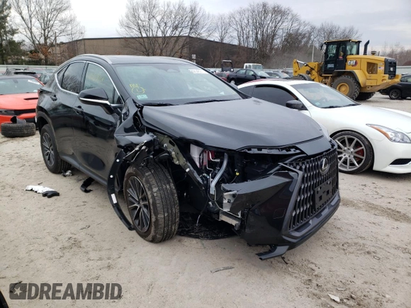 2022 Lexus NX with VIN 2T2AGCEZ5NC012338, listed as a Copart auction lot 72623402 with 1,385 mi miles. Bid and sale history available at carsss.com. Image 4.