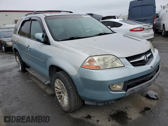 2002 Acura MDX Touring Pkg with VIN 2HNYD18692H526612, listed as a Copart auction lot 43260345 with 0 mi miles and Salvage Title. Bid and sale history available at carsss.com. Image 4.