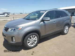 2015 Kia Sorento EX with VIN 5XYKU4A75FG634021, listed as a Copart auction lot 60748045 with 147,540 mi miles and Clean title. Bid and sale history available at DreamBid. Image 1.