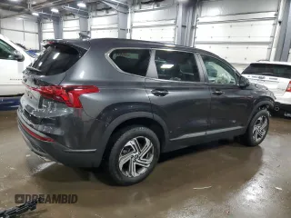 2022 Hyundai Santa Fe SE with VIN 5NMS1DAJ9NH429164, listed as a Copart auction lot 43921085 with 50,467 mi miles and Salvage Title. Bid and sale history available at carsss.com. Image 3.