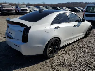 2016 Cadillac ATS-V with VIN 1G6AN5SY1G0151965, listed as a Copart auction lot 43173675 with 66,874 mi miles and Salvage Title. Bid and sale history available at carsss.com. Image 3.