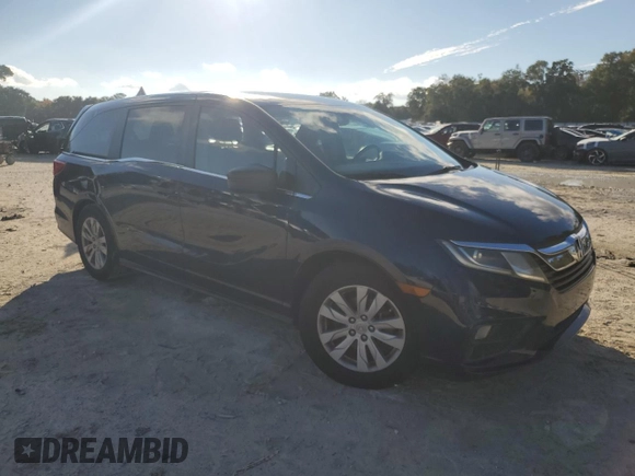 2018 Honda Odyssey LX with VIN 5FNRL6H2XJB085777, listed as a Copart auction lot 84414894 with 142,500 mi miles and Salvage Title. Bid and sale history available at carsss.com. Image 4.