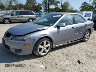 2008 Mazda 6 i Sport VE with VIN 1YVHP80C785M31516, listed as a Copart auction lot 52680865 with 158,902 mi miles and Clean Title. Bid and sale history available at carsss.com. Image 1.