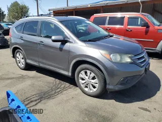 2012 Honda CR-V EX-L with VIN 2HKRM3H79CH513799, listed as a Copart auction lot 49715795 with 151,509 mi miles and Salvage Title. Bid and sale history available at carsss.com. Image 4.