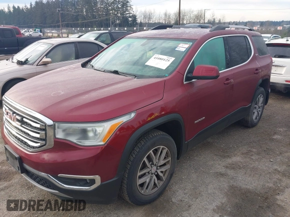 2017 GMC Acadia SLE with VIN 1GKKNSLA9HZ294472, listed as a IAAI auction lot 41080125 with 124,432 mi miles. Bid and sale history available at carsss.com. Image 2.
