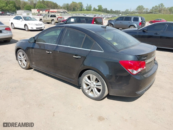 2012 Chevrolet Cruze LTZ with VIN 1G1PH5SC9C7272191, listed as a IAAI auction lot 42072441 with 150,080 mi miles. Bid and sale history available at carsss.com. Image 3.