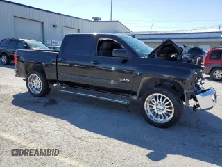 2017 Chevrolet Silverado 1500 LT with VIN 3GCPCREC1HG425683, listed as a Copart auction lot 49746205 with 0 mi miles and Salvage Title. Bid and sale history available at carsss.com. Image 4.