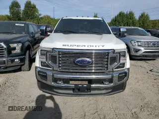 2022 Ford F-450 XL with VIN 1FT8W4DT4NEF98925, listed as a Copart auction lot 72211744 with 8,796 mi miles and Salvage Title. Bid and sale history available at carsss.com. Image 5.
